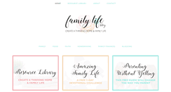 Desktop Screenshot of familylifeblog.com